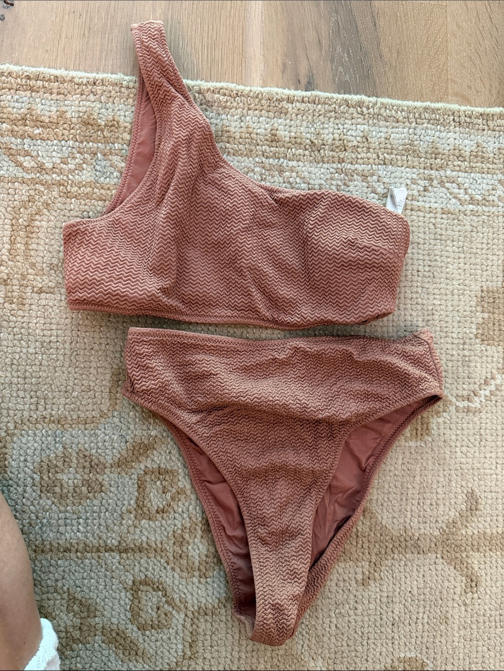 Seafolly Tan Textured Bikini Top and Bottom